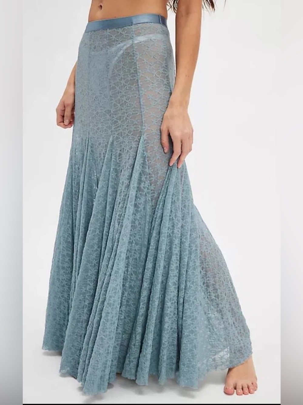 Free People Kiss Kiss Lace Skirt